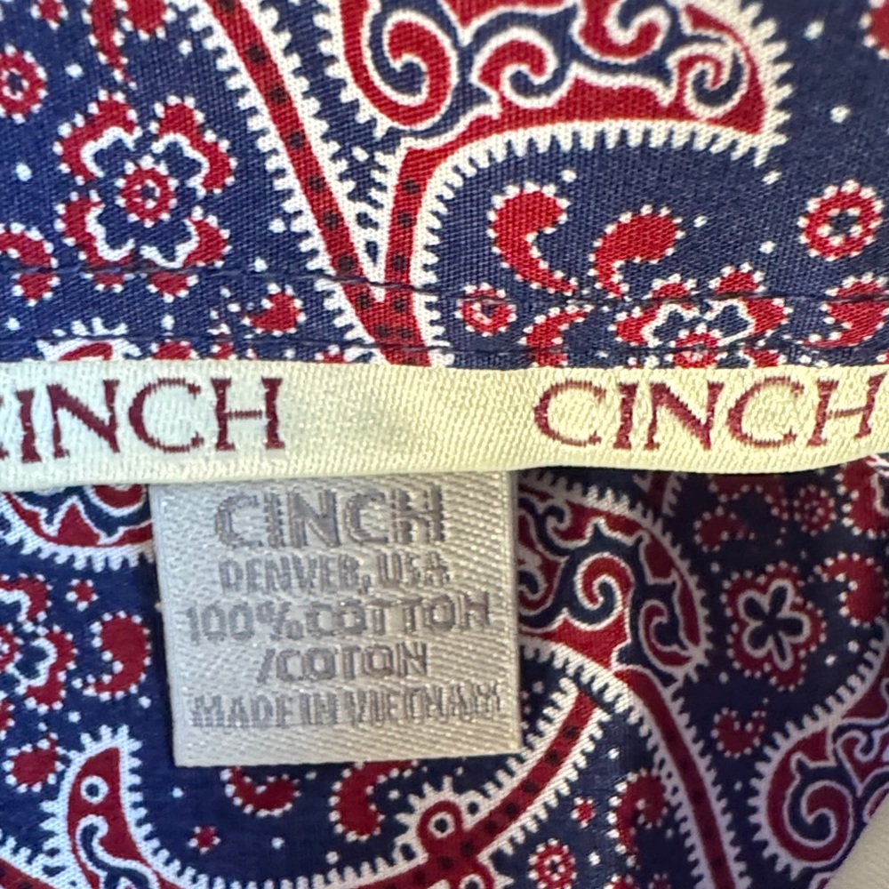 Cinch Men's Purple Patterned Button Down Shirt - image 4